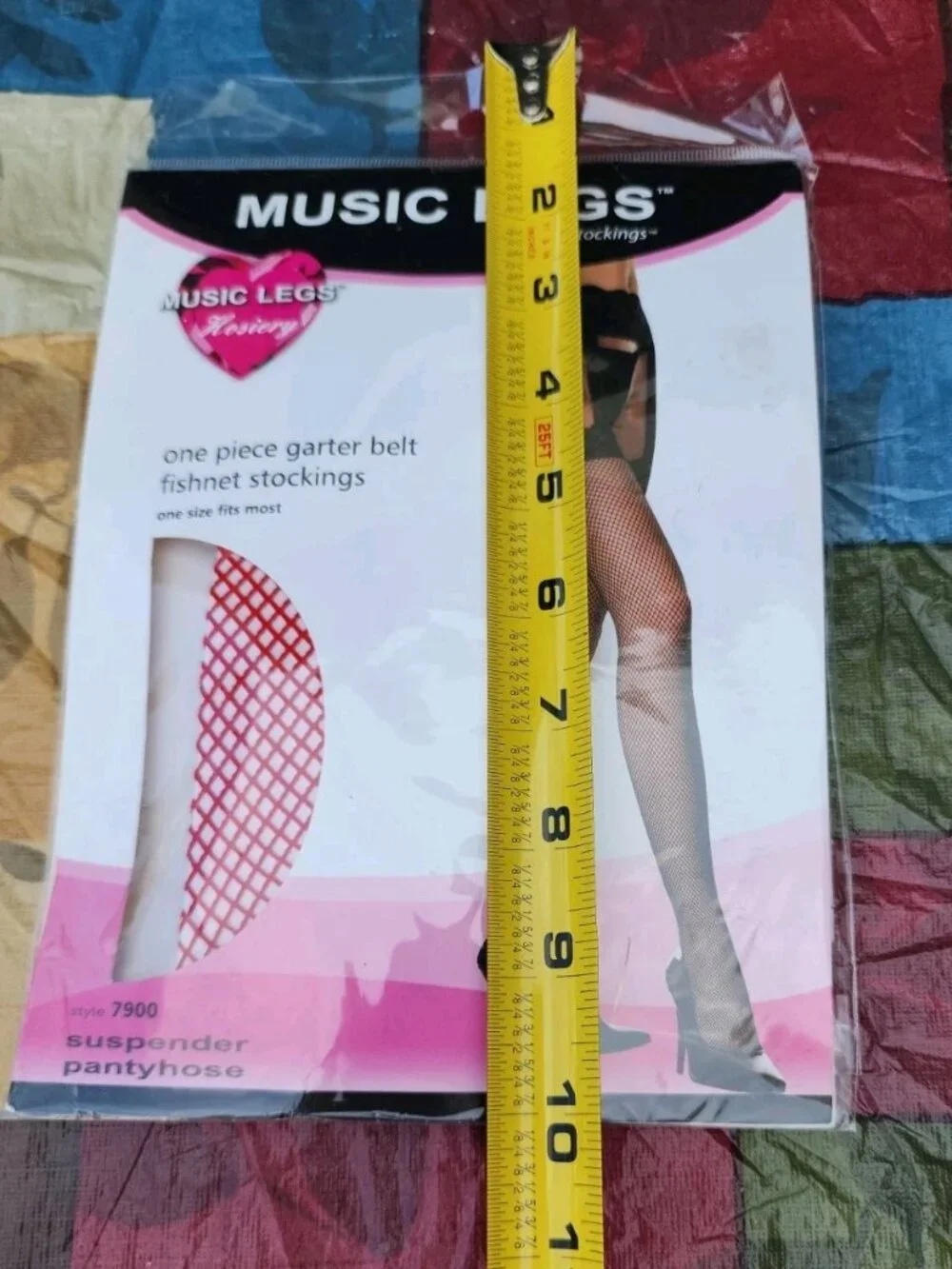Music Legs Hosiery OnePiece Garter Belt Red Fishnet Stockings Suspender Pantyhos